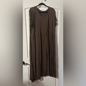 Cato Brown Maxi Dress Size 22/24 Petite